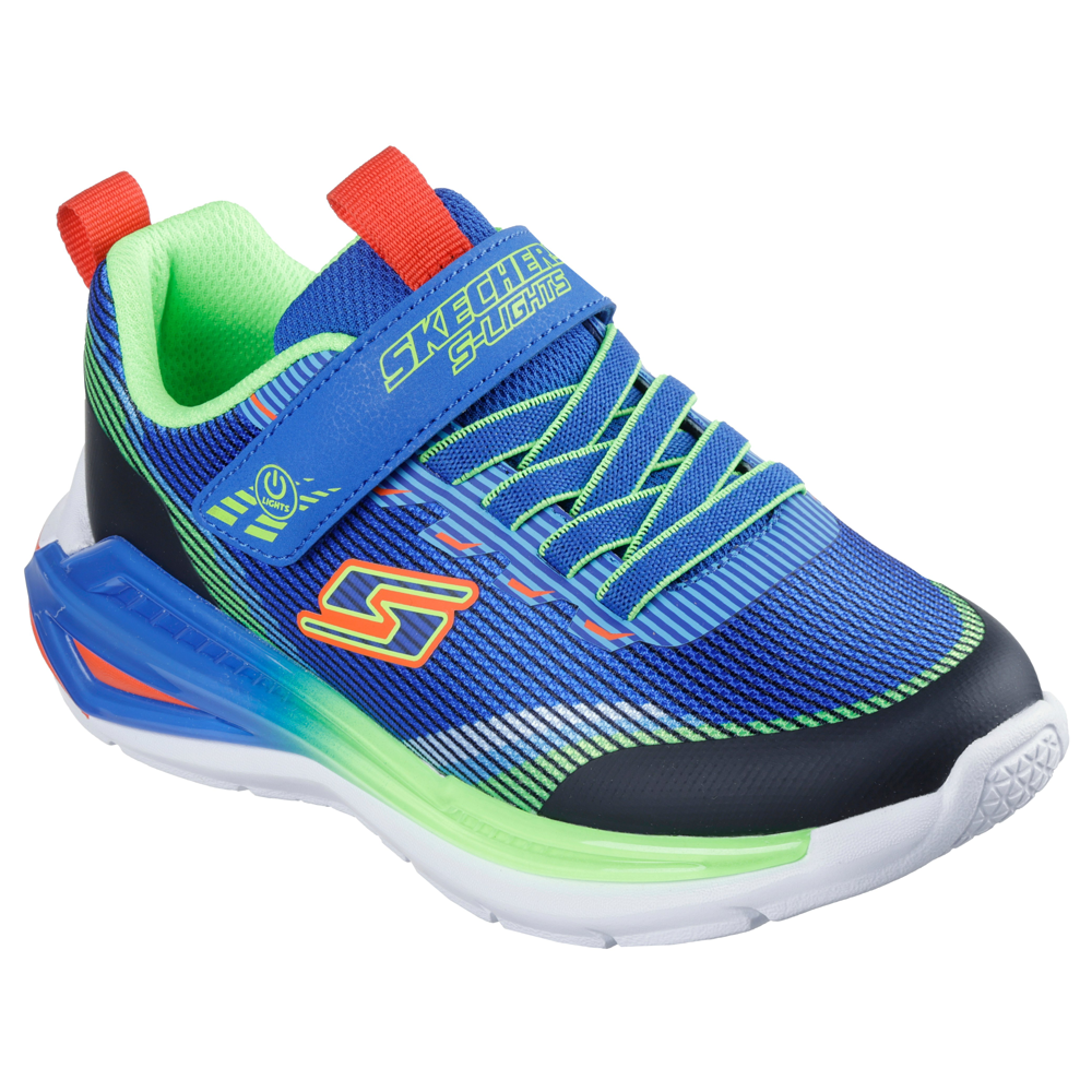 Skechers 401661l Boys Trainer-Blue Multi