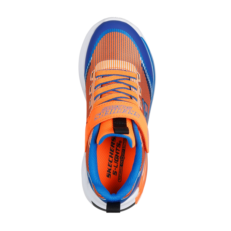 Skechers 401661l Boys Trainer-Orange/Multi