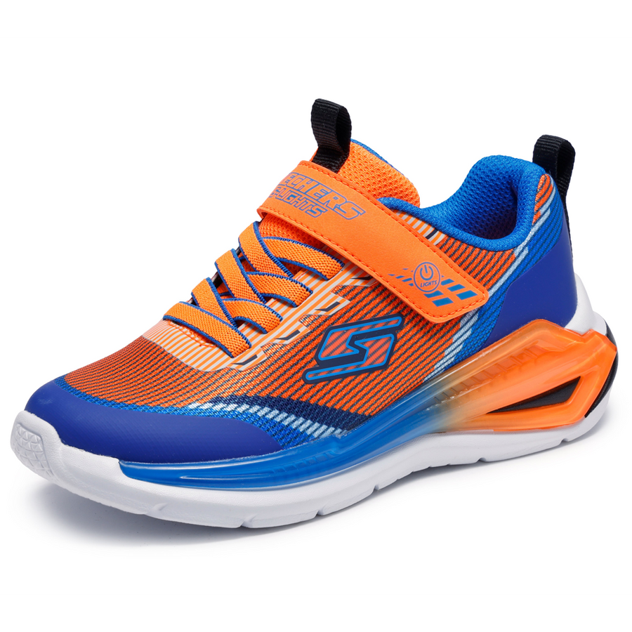 Skechers 401661l Boys Trainer-Orange/Multi