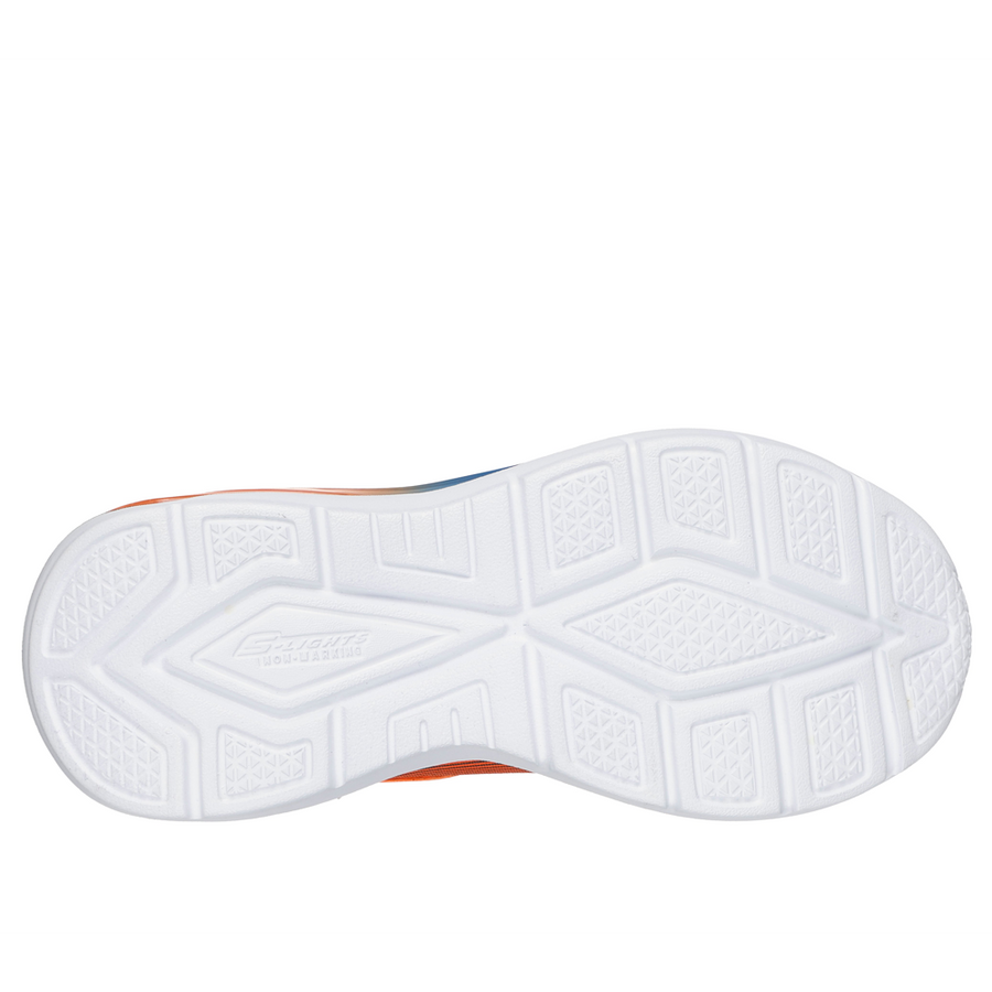 Skechers 401661l Boys Trainer-Orange/Multi