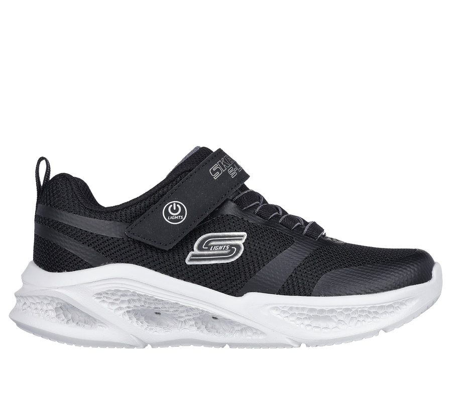 Skechers 401675 Boys Trainer-Black/Grey