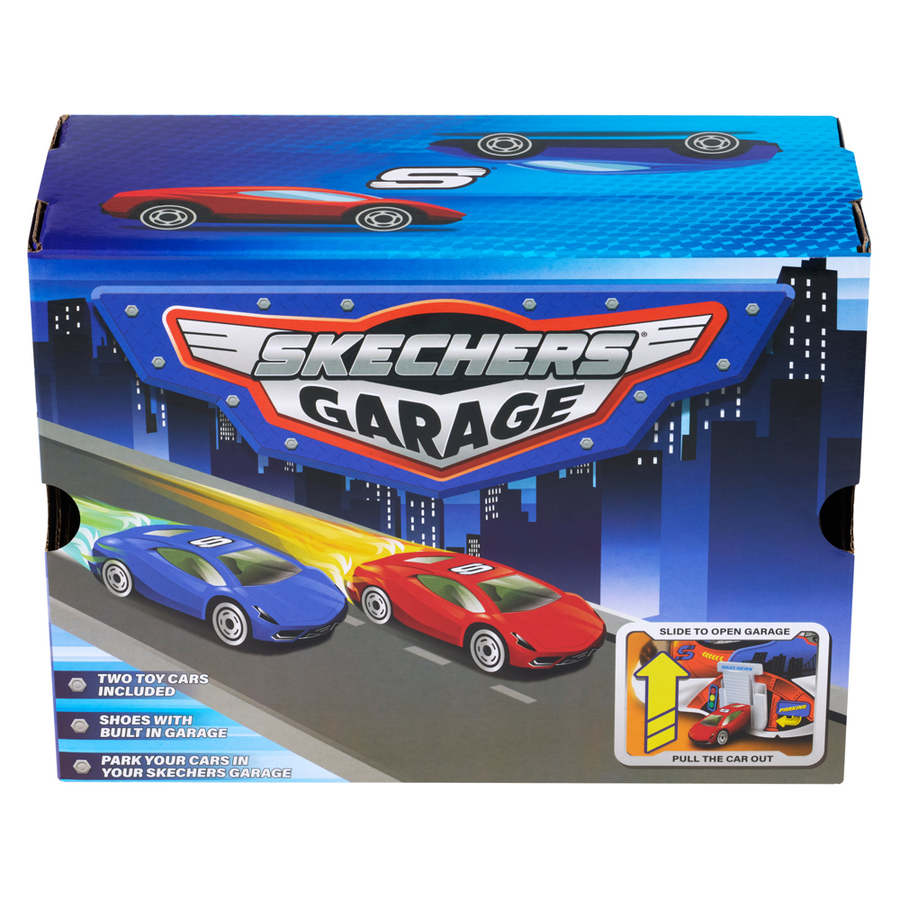 Skechers 402150l Boys Garage T-Blue/Orange