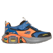 Skechers 402150l Boys Garage T-Blue/Orange