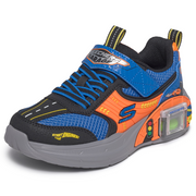 Skechers 402150l Boys Garage T-Blue/Orange