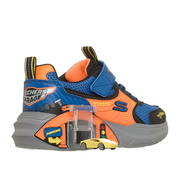 Skechers 402150l Boys Garage T-Blue/Orange