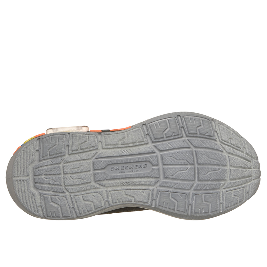 Skechers 402150l Boys Garage T-Blue/Orange