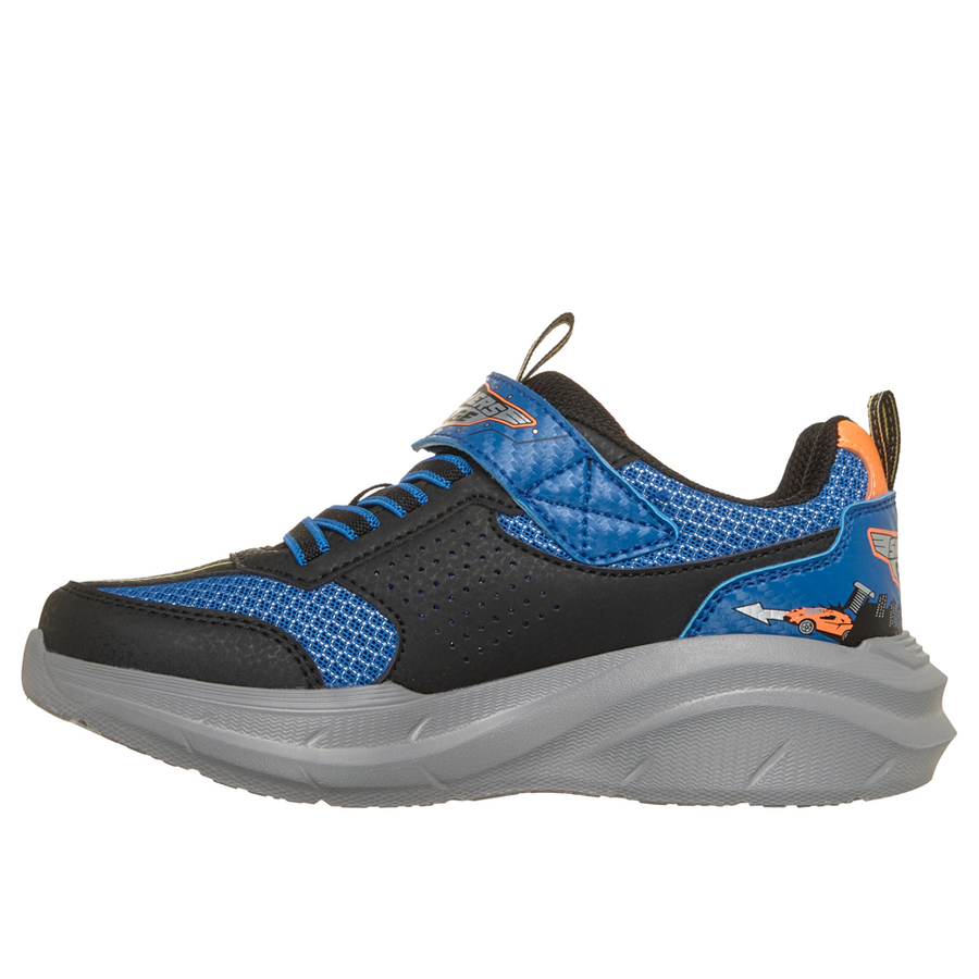 Skechers 402150l Boys Garage T-Blue/Orange