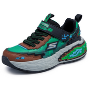 Skechers 402160L Boys Trainer-Brown Multi