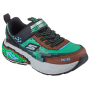 Skechers 402160L Boys Trainer-Brown Multi