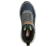 Skechers 402160l Boys Trainer-Grey/Lime