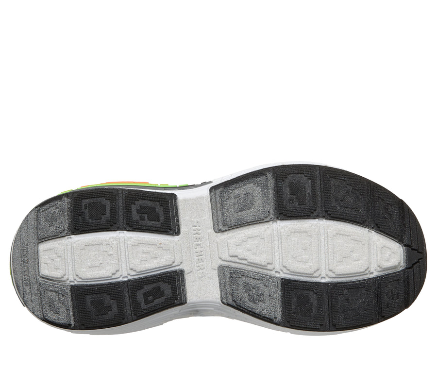 Skechers 402160l Boys Trainer-Grey/Lime