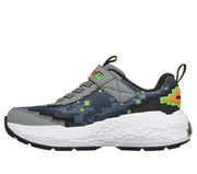 Skechers 402160l Boys Trainer-Grey/Lime