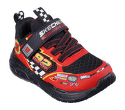 Skechers 402303N Boys Trainer-Black/Red