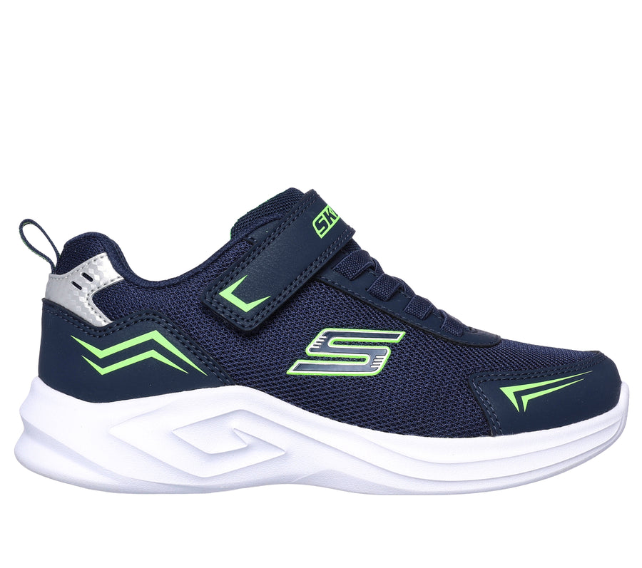 Skechers 403609L Boys Trainer-Navy/Lime