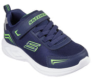 Skechers 403609L Boys Trainer-Navy/Lime