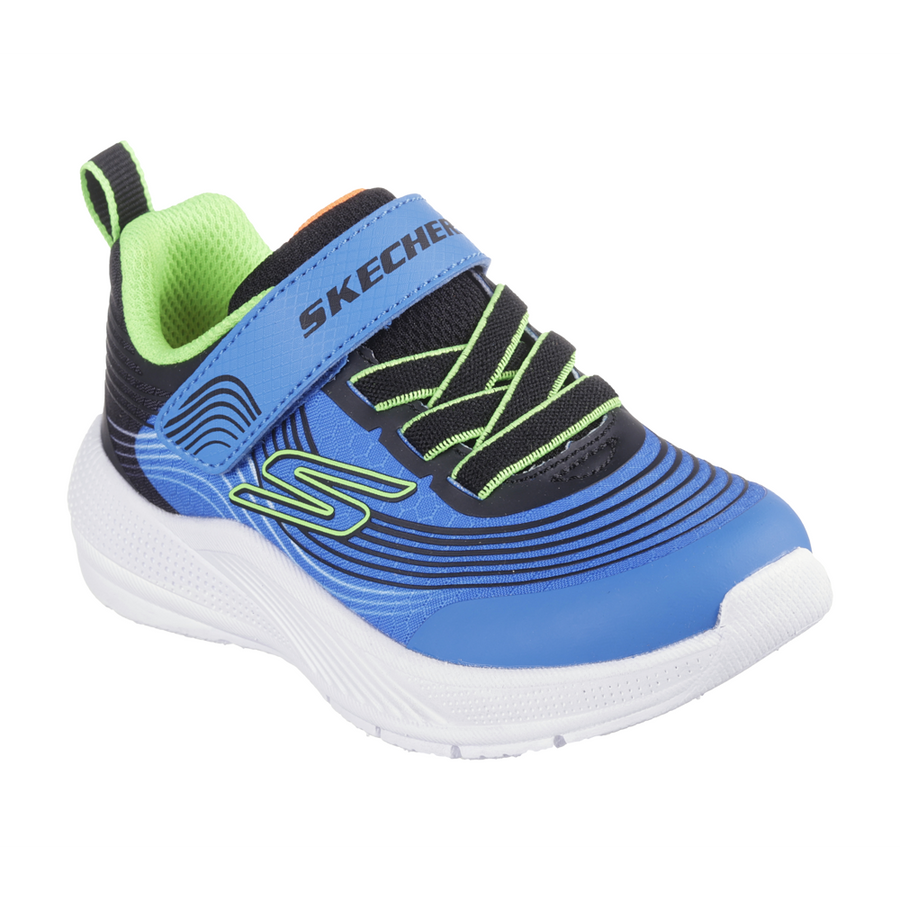 Skechers 403926N Boys Trainer-Blue/Lime