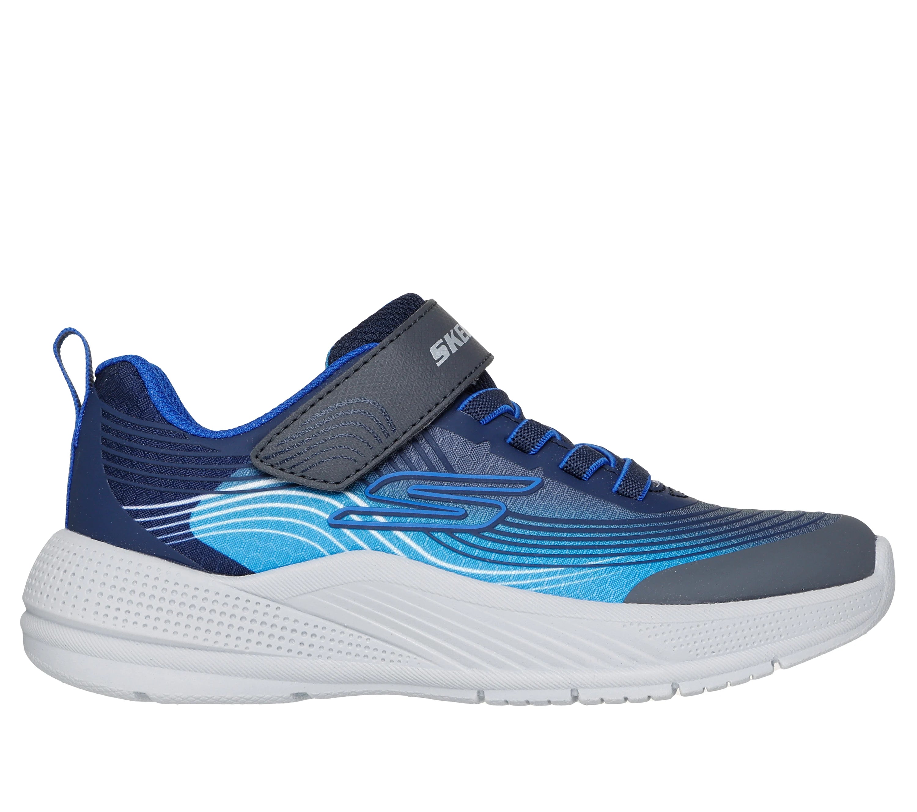 Skechers 403926l Boys Trainer-NAVY/BLUE