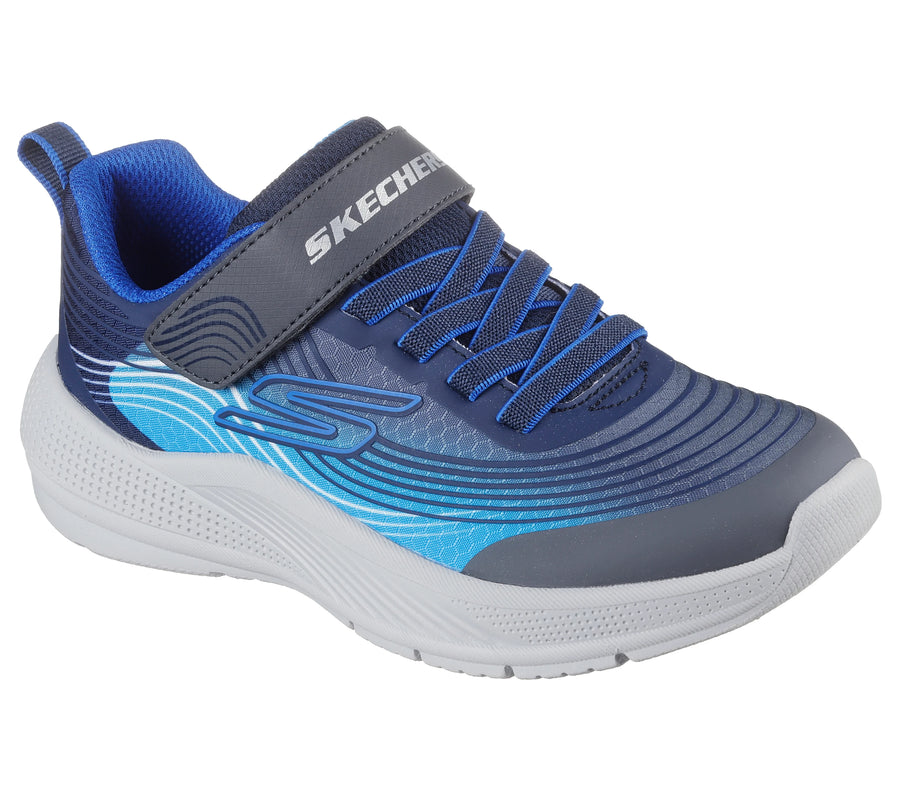 Skechers 403926l Boys Trainer-NAVY/BLUE
