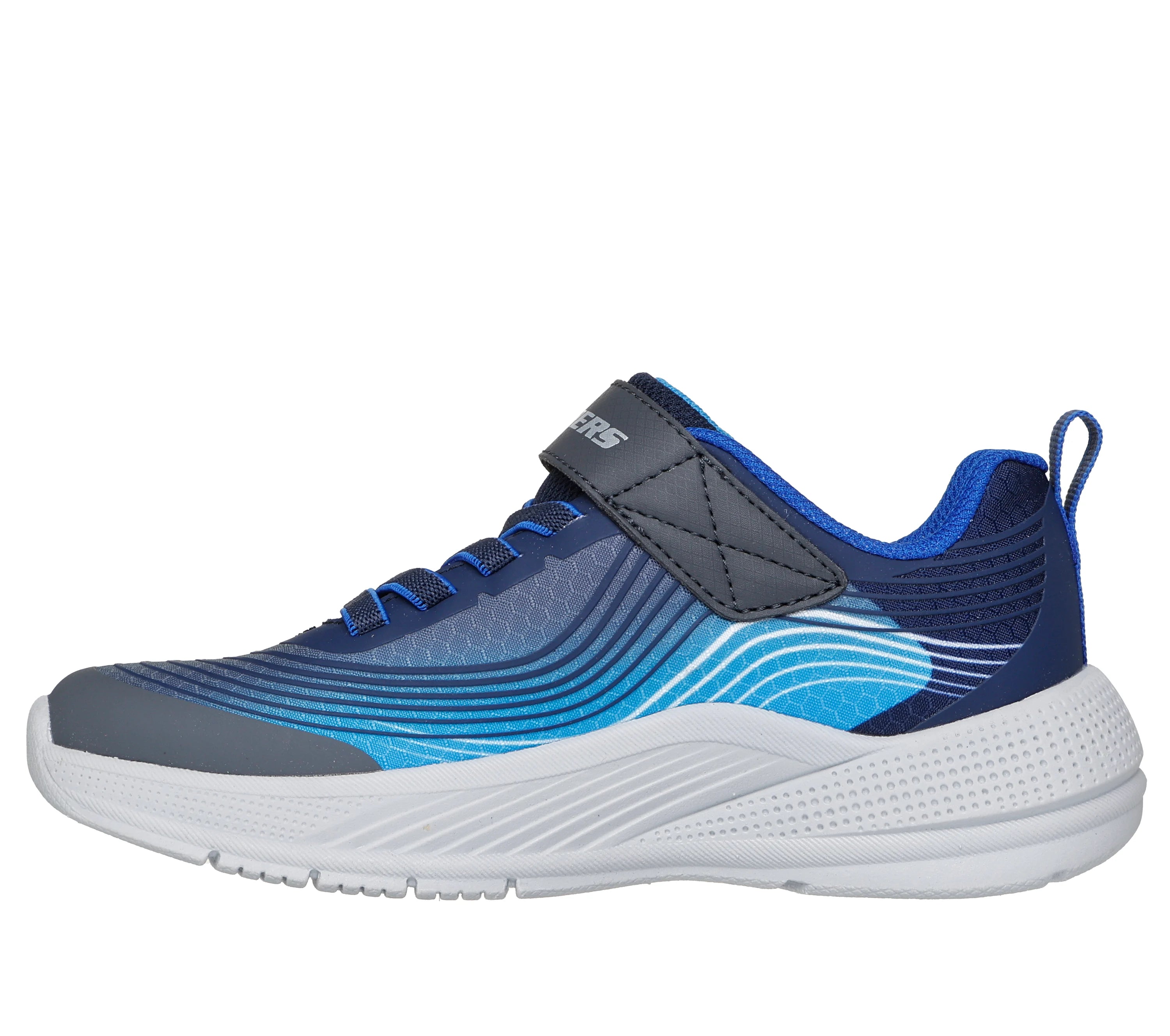 Skechers 403926l Boys Trainer-NAVY/BLUE