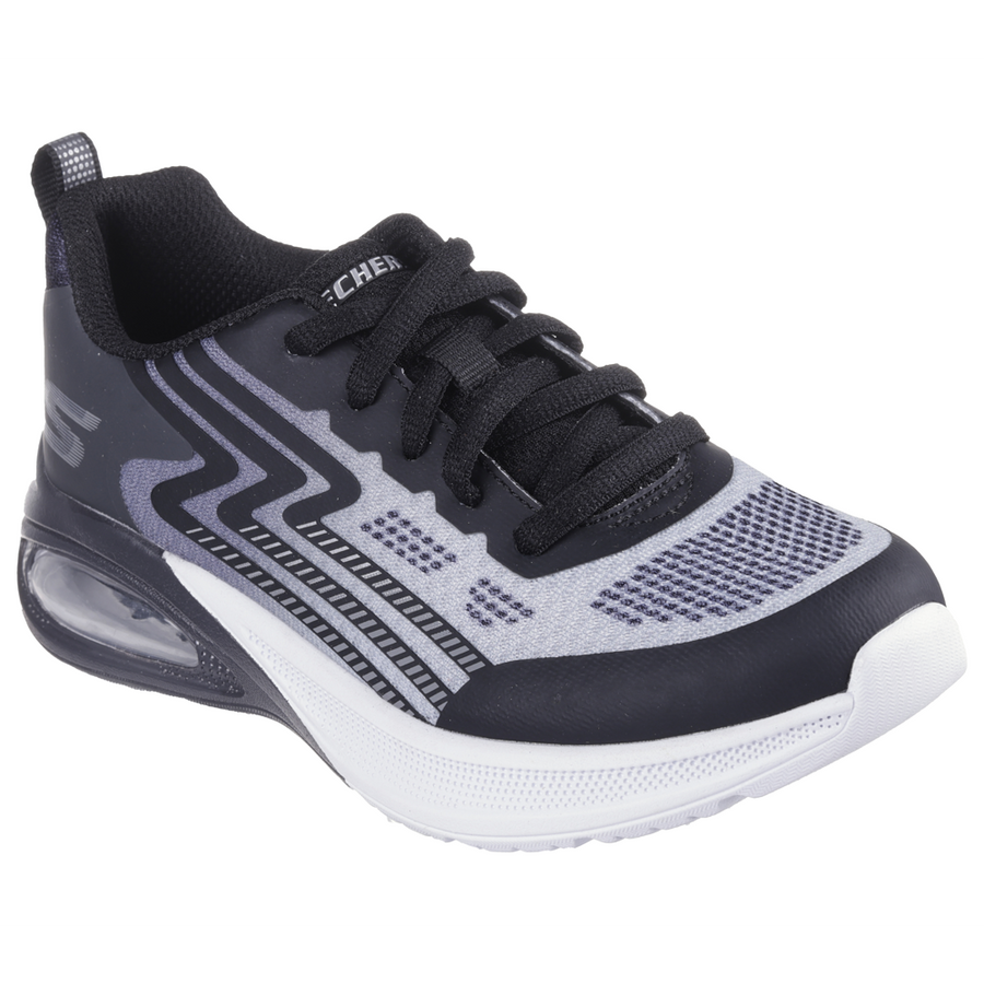 Skechers 403935L Boys Trainer-Black/Charcoal