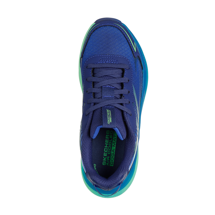 Skechers 404023L Boys Trainer-Navy/Lime