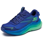 Skechers 404023L Boys Trainer-Navy/Lime