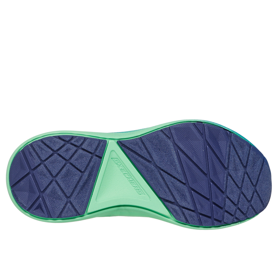 Skechers 404023L Boys Trainer-Navy/Lime