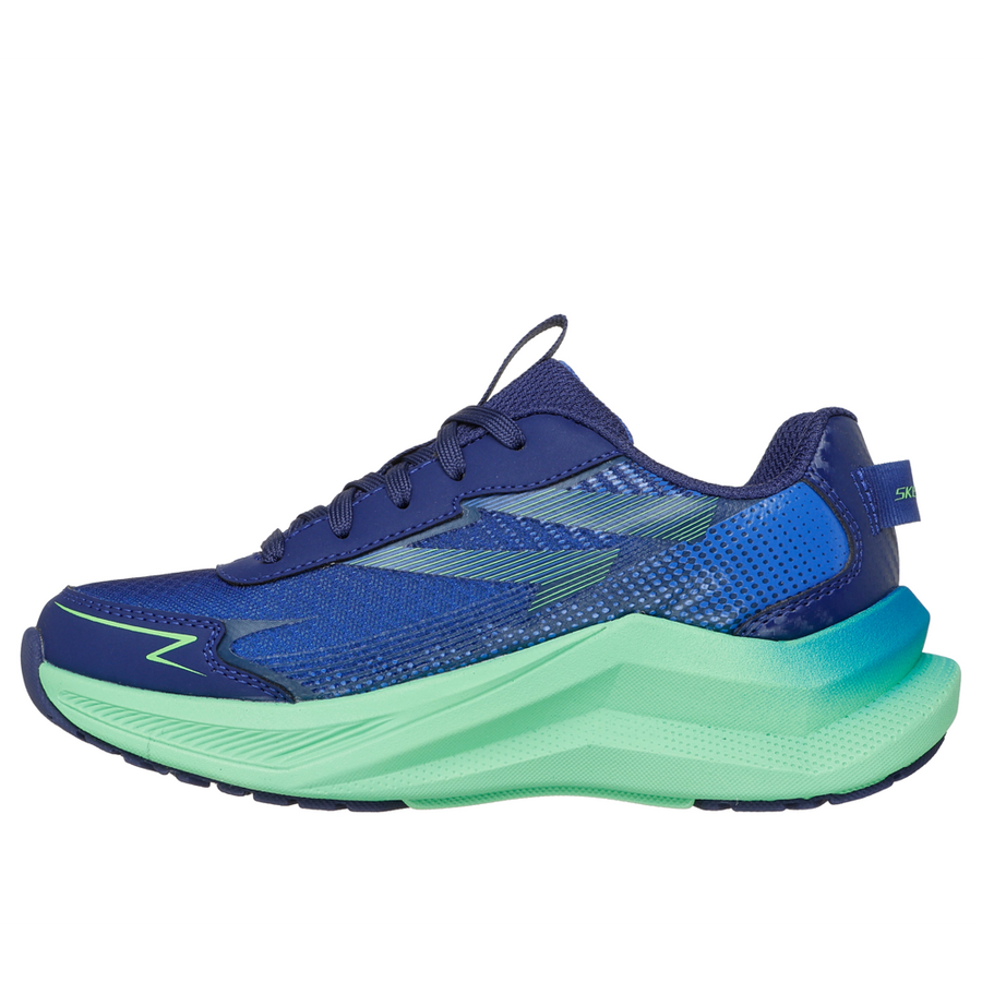 Skechers 404023L Boys Trainer-Navy/Lime