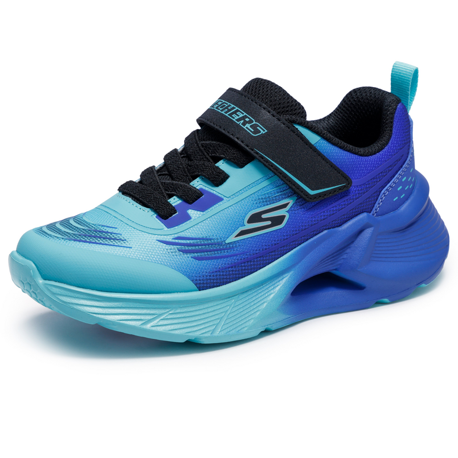 Skechers 404040l Boys Trainer-Blue Multi