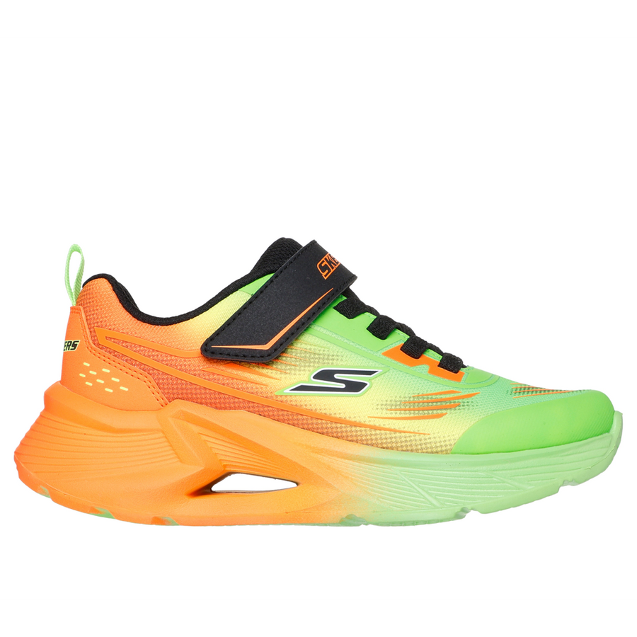 Skechers 404040l Boys Trainer-Green Multi