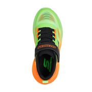 Skechers 404040l Boys Trainer-Green Multi