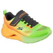 Skechers 404040l Boys Trainer-Green Multi