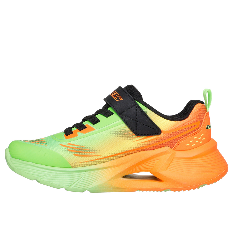 Skechers 404040l Boys Trainer-Green Multi