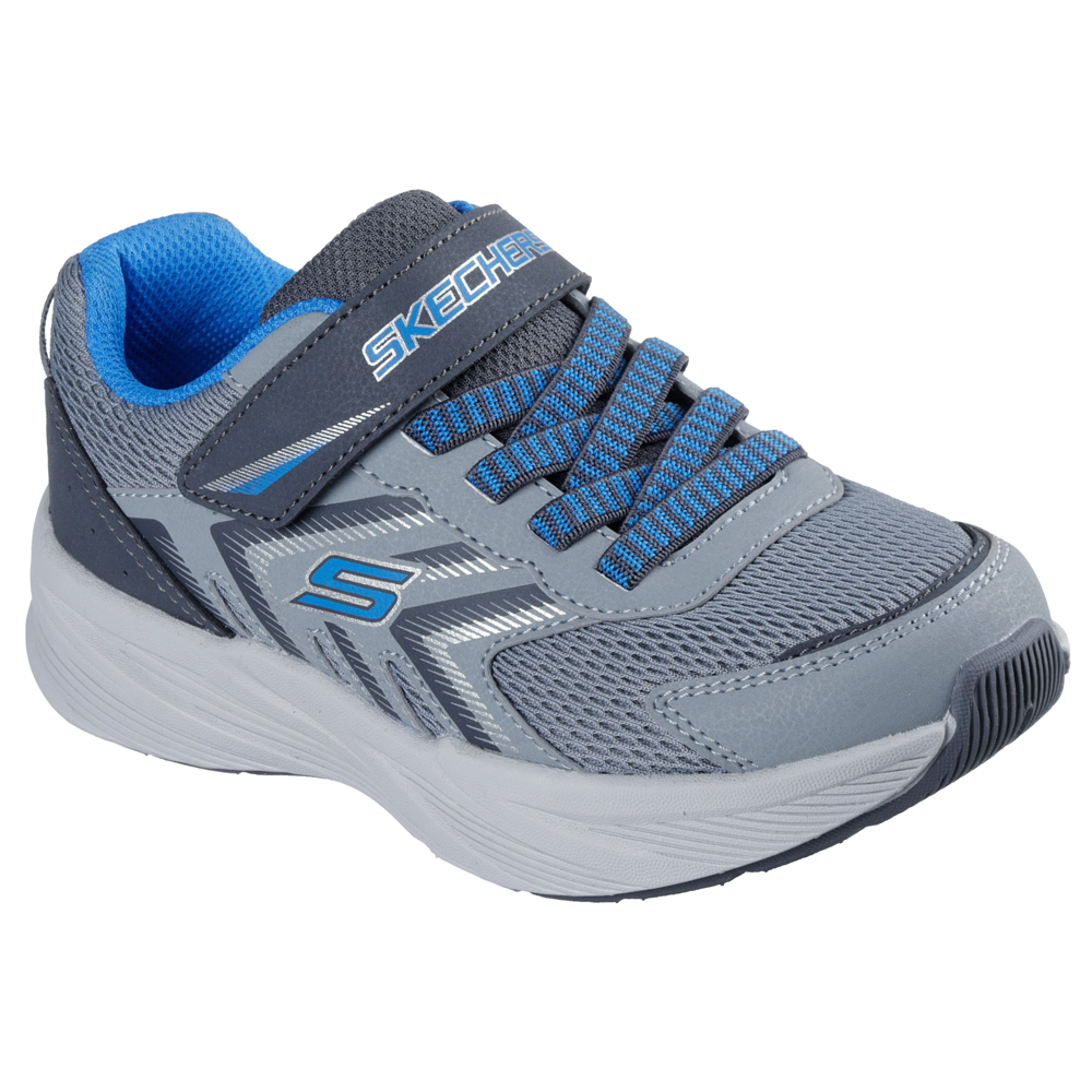 Skechers 404115l Boys' Trainer-Grey/Blue