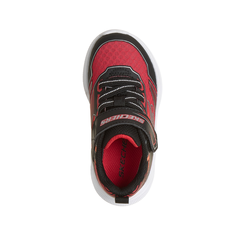 Skechers 404127n Boy's Trainer-Black/Red