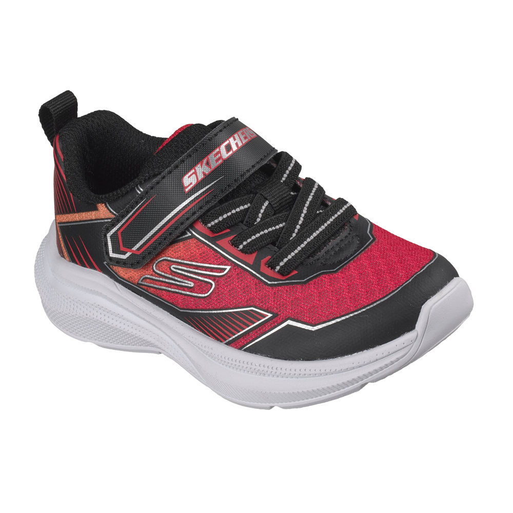 Skechers 404127n Boy's Trainer-Black/Red