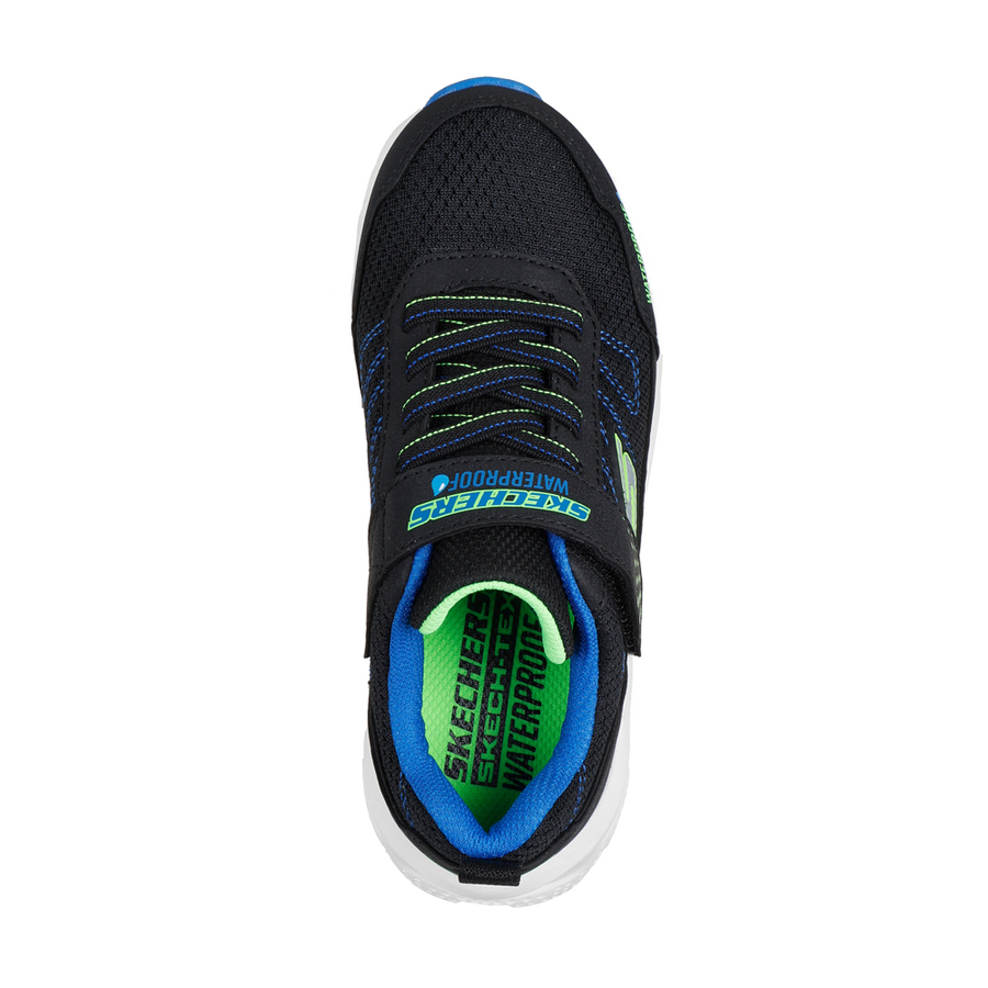 Skechers 406334l Boys Trainer-Black/Blue