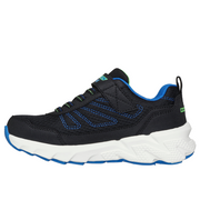 Skechers 406334l Boys Trainer-Black/Blue