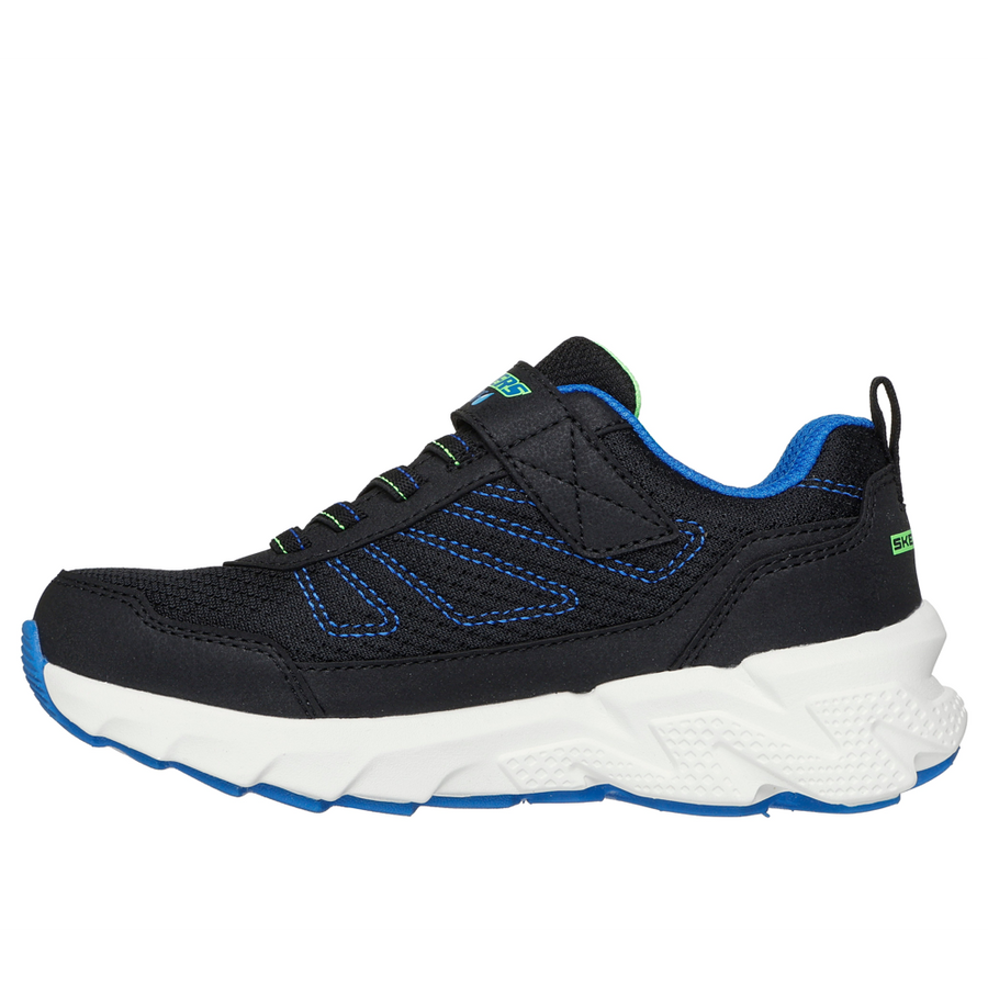 Skechers 406334l Boys Trainer-Black/Blue