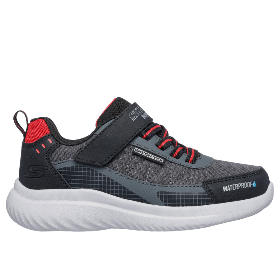Skechers 406341L Boys Trainer-Black/Charcoal