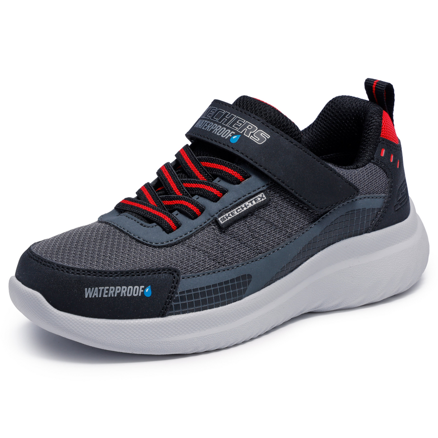 Skechers 406341L Boys Trainer-Black/Charcoal
