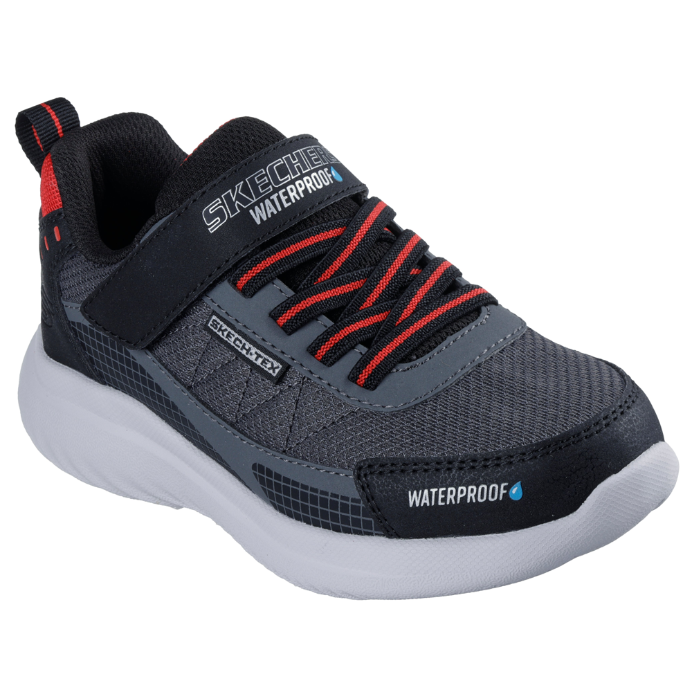 Skechers 406341L Boys Trainer-Black/Charcoal