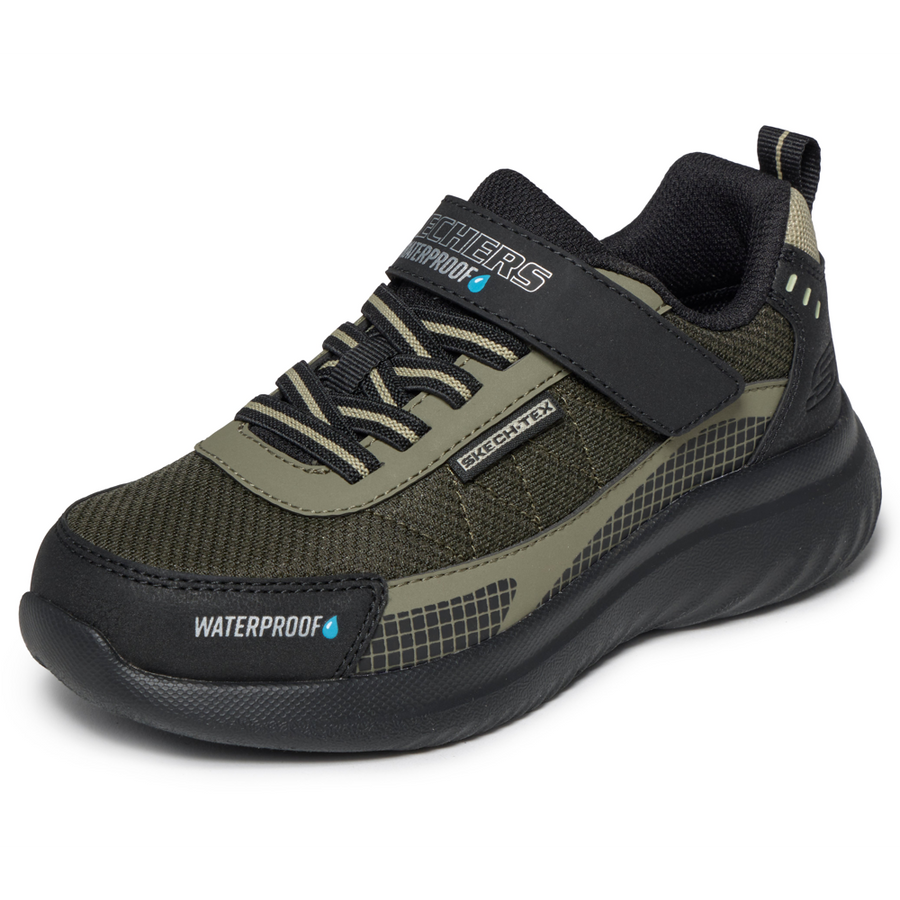 Skechers 406341l Boys Trainer-Olive