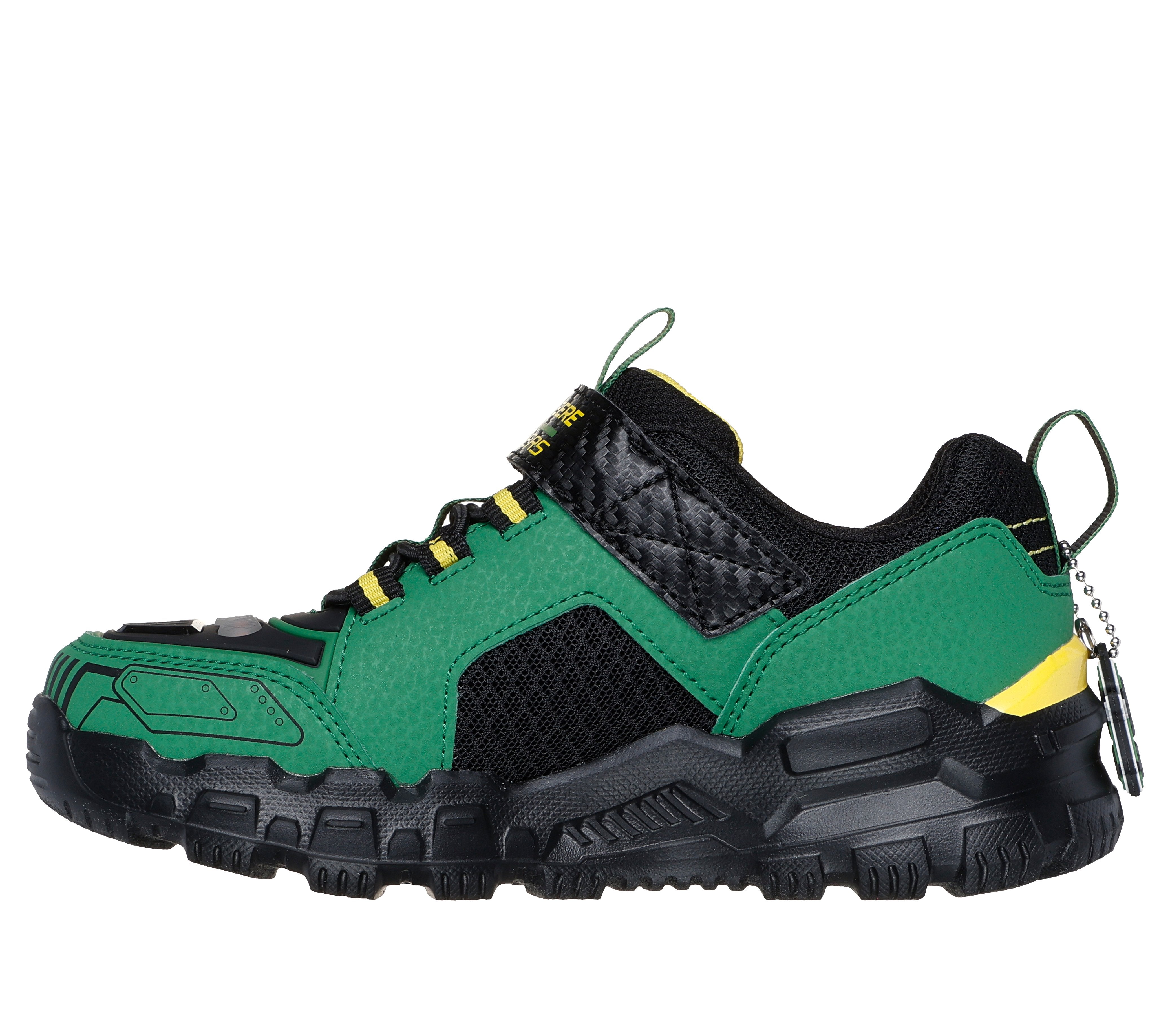 Skechers 407061L Boys Trainer-Green/Black