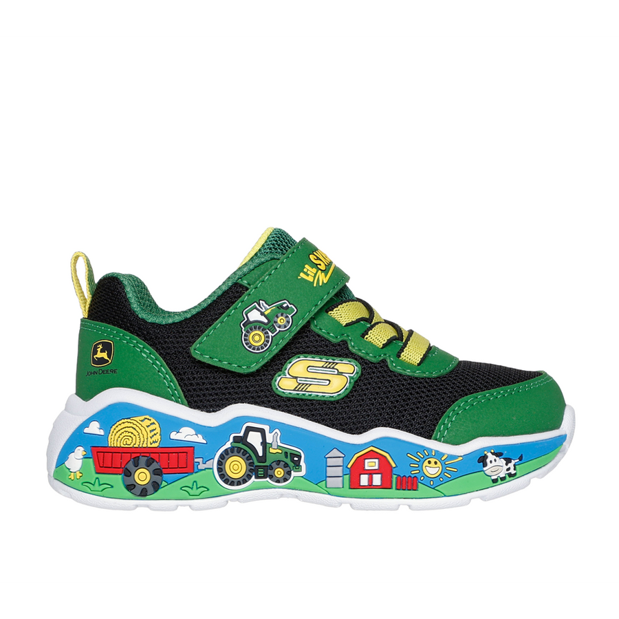 Skechers 407065n John Deere-Green/Black