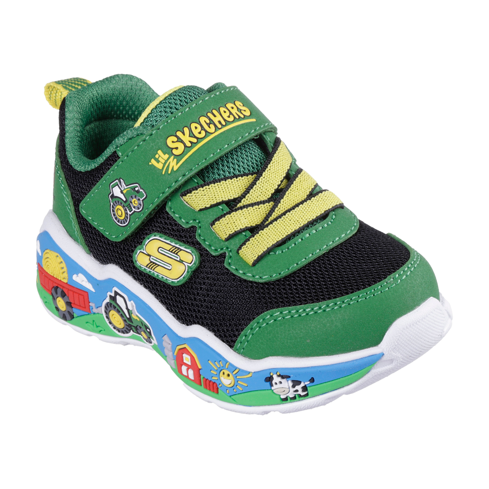Skechers 407065n John Deere-Green/Black