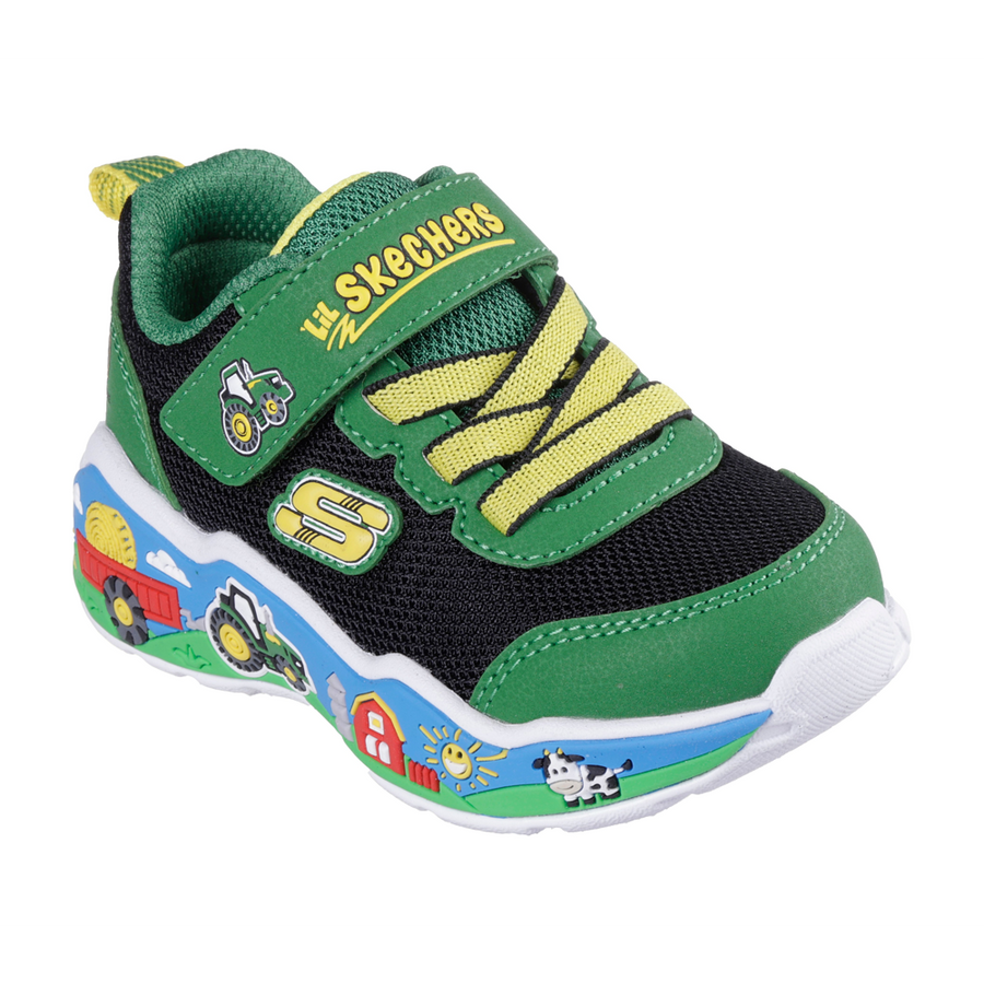 Skechers 407065n John Deere-Green/Black
