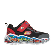 Skechers 407312n Boys Trainer-Black/Red