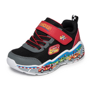 Skechers 407312n Boys Trainer-Black/Red