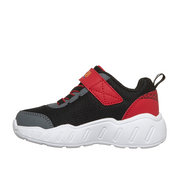 Skechers 407312n Boys Trainer-Black/Red